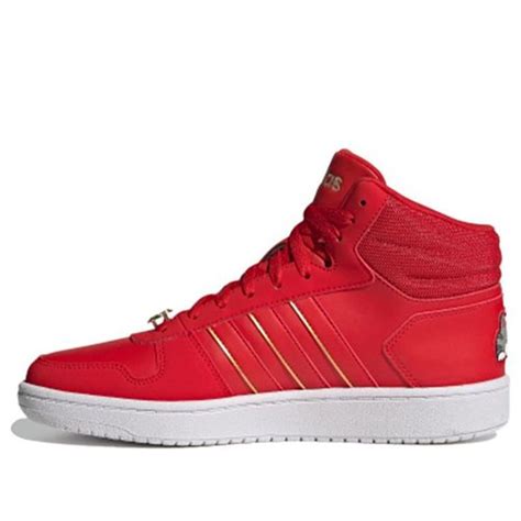 Adidas red hoops